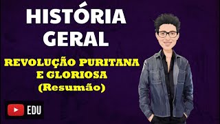 REVOLUÇÃO PURITANA E GLORIOSA RESUMÃO [upl. by Eittod]