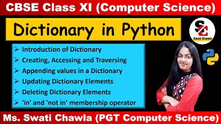 Dictionary in Python Class 11  Dictionaries in Python  Python Dictionary [upl. by Nomit199]