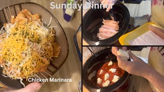 Crockpot Chicken MarinaraSunday Dinner [upl. by Atsirhc80]