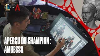 Aperçu du champion  Ambessa  Dans les coulisses  League of Legends [upl. by Eenafets]