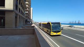 Guaguas Municipales Mercedes Benz Citaro Capacity L y Scania N230UB Hispano Habit [upl. by Akerahs]