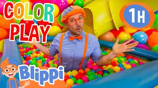 Blippi’s Awesome Color Play Day  Learning Colors  Kids TV Show  Educational Videos for Kids [upl. by Rocker438]