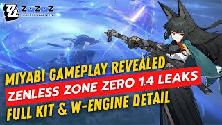 Zenless Zone Zero 14 Leaks Miyabi Full Kit Gameplay and Signature WEngine [upl. by Sundberg]