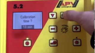 Seed rate calibration with APV 52 control box for pneumatic seedersen [upl. by Attenal]