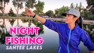 Night Fishing for Catfish at Santee Lakes California [upl. by Ezri]