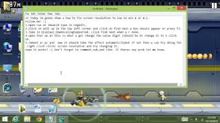 Windows 7 8 81 AND 10 Screen Resulution Fix For SMALL SCREENS [upl. by Ardin]
