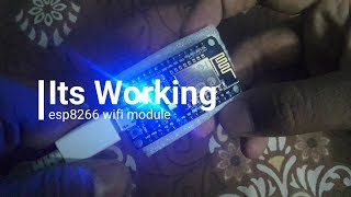 How to check Esp8266 Wifi module working or Not [upl. by Canotas]