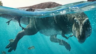 TRex hunted down by a giant Mosasaur  Prehistoric Planet [upl. by Retsof]