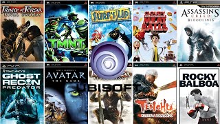 TOP 30 BEST UBISOFT GAMES FOR PSPPLAYSTATION PORTABLE [upl. by Ecniuq]