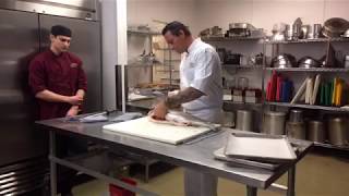 Salmon Fabrication with Chef Curtis Duffy  Escoffier Schools [upl. by Nylsej]