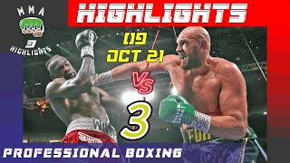 Tyson Fury Vs Deontay Wilder 3  Highlights  9102021 [upl. by Ellery]