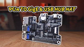 PCIe To Gigabit Ethernet USB 32 Gen1 for Raspberry Pi 5 Driverfree plug and play [upl. by Felder123]