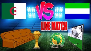 🔴LIVE MATCH ALGERIE VS SIERRA LEONE  COUPE DAFRIQUE 2022 [upl. by Acemaj]