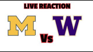 CFP FINAL MICHIGAN VS WASHINGTON  SIGNS REPORTED MISSING  huskies hunting live reaction [upl. by Ahsenauj852]