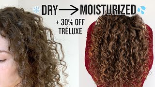 How to Moisturize Dry Curls amp Refresh ft TreLuxe BLACK FRIDAY SALE [upl. by Eidlog]