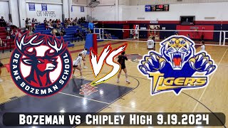 Bozeman vs Chipley Varsity Volleyball 9192024 [upl. by Brause]