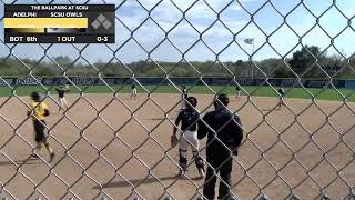 SCSU Softball Highlights vs Adelphi University Game 1 [upl. by Sinnel]