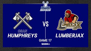 서비푸드배 2024 KNSL 남자부 5일차 17경기 OsnaHumphreys vs Lumberjax [upl. by Hepsibah108]