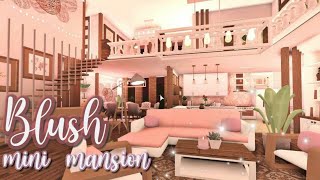 ROBLOX BLOXBURG l Blush Mini Mansion l House build [upl. by Miranda]