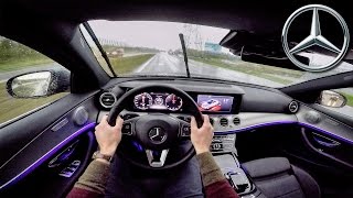 Mercedes Benz E Class 2017 POV Test Drive  AMBIENT LIGHTING [upl. by Aehsal]