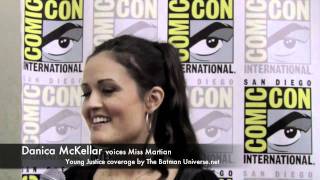 SDCC 2011Young Justice Danica McKellar Interview [upl. by Iila]