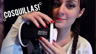 ♡ASMR español♡ COSQUILLAS Intensas para ti goteroear tappingcuppingbrushingbreathing [upl. by Yuu781]