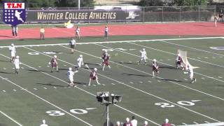 Whittier vs 11 Union Lacrosse Highlights [upl. by Baiss]