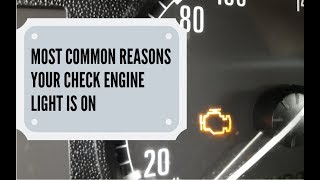 Most Common Reasons Your Check Engine Light Is On [upl. by Aleacin]