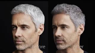 Bokashi for Men  Perfect Grey Blending Professional Hair Color [upl. by Pollack]