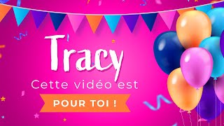 🎂 Chanson joyeux anniversaire Tracy  Les chatons les plus mignons 🎂🎉 [upl. by Amelus898]