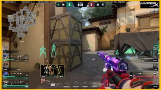 SR Noia 1v3 Pistol Clutch vs Falcons Vega  VALORANT Game Changers Berlin 2024 [upl. by Kari]