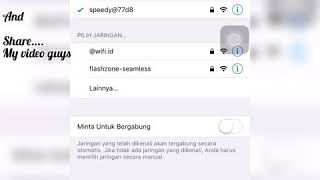 CARA MEMBUAT JARINGAN WIFI LANCAR DI HP IPHONE TANPA APLIKASI TAMBAHAN [upl. by Buyers]