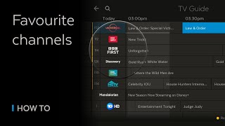 HOW TO  Set up favourite channels [upl. by Seys]