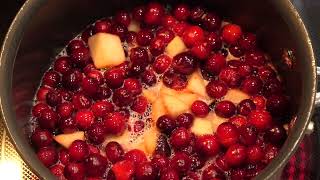 Cranberry Sauce  How to make cranberry sauce [upl. by Maiocco]