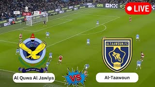 Al Quwa Al Jawiya vs AlTaawoun  AFC Champions League  Today Football Live Updates Match 2024 [upl. by Matthaeus554]