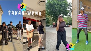 The Best Of Sakaa Wena Amapiano Tiktok Dance Compilation [upl. by Bitthia218]