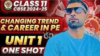 Changing trends and career in physical education  classes 11 ped ch 1 ped 2024 concepts of ped [upl. by Meerak]