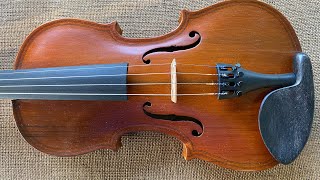 SOLD Old Maggini Violin 1211 DARK POWERFUL Tone Take a listen [upl. by Ogram7]