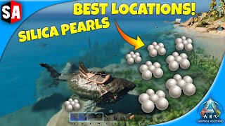 BEST Silica Pearls Locations  Ark Survival Ascended [upl. by Ahsilif]