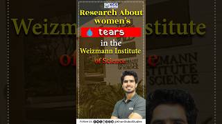 Research About womens tears in the Weizmann Institute of Science research weizmann kgsdefence [upl. by Ajnotal]