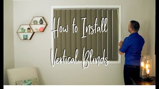 How to Install Vertical Blinds  Australia [upl. by Edroi]