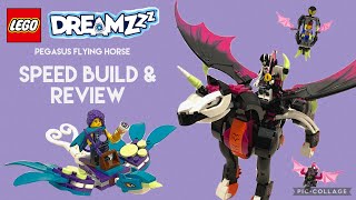 2023 LEGO Dreamzzz 71457 Pegasus Flying Horse SPEED BUILD amp REVIEW [upl. by Haye]