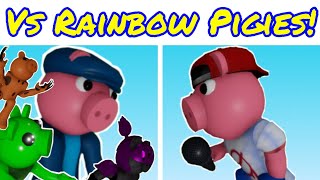 FNF Vs Rainbow Pigies Mod Showcase  Roblox Piggy Animation Mod [upl. by Gasperoni986]