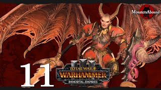 Total War Warhammer 3 Immortal Empires  Legions of the Gorequeen Valkia the Bloody 11 [upl. by Anerhs]