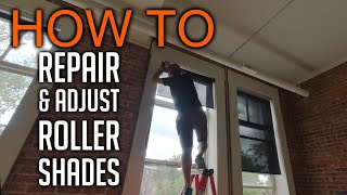 How to fix and adjust roller shades [upl. by Heda857]