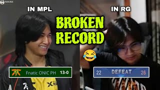 Fnatic Onic PHs Record Was Undefeated In MPL But PHs RG Boys Ended Their Streak [upl. by Darrin]