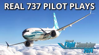 Real 737 Pilot plays Microsoft Flight Simulator 2024 LIVE  First look and Impression [upl. by Windsor]