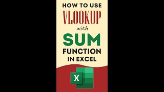 VLOOKUP  SUM How to use Excel VLOOKUP and SUM all the matches results in multiple columns in Excel [upl. by Nagey]