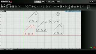 How To Copy Cut Move Rotate and Mirror using MaverickCNC CADCAMCNC Software [upl. by Erbes317]