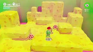 Super Mario Odyssey  Luncheon Kingdom Moon 44 Climb the Cheese Rocks 🌙 [upl. by Fisken]